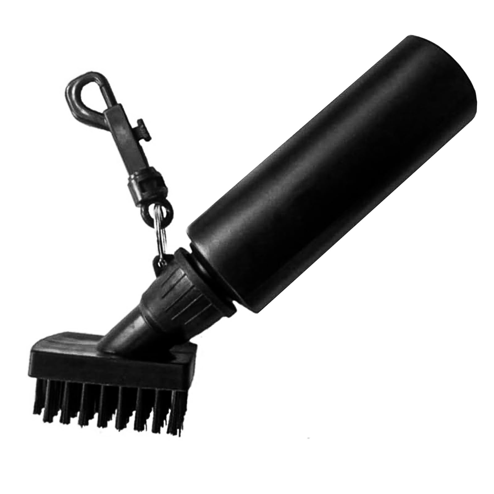 FUZVOL Black Golf Cleaning Brush, Golf Brush with Hook, Golf Club Brush Groove Cleaner, Golf Club Cleaning Brush, Golf Clean Accessories for Golf Ball Club Wet Scrub