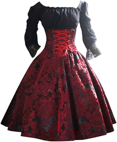 amazon red dress plus size