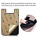 JINYEXUAN 3pcs Cellphone Card Holder Back Wallet, Silicone Adhesive Stick-on Credit Card ID Card Keeper with （black+White+Gray）