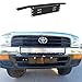 Bangbangche 20'' 126W Combo LED Light Bar+License Plate Light Bracket+10FT 12V Fuse Relay Rocker Switch Wiring Harness, Universal Front Bull Bar Bumper, 2 Fuctions( Mount Lincense Plate, Led Lights)