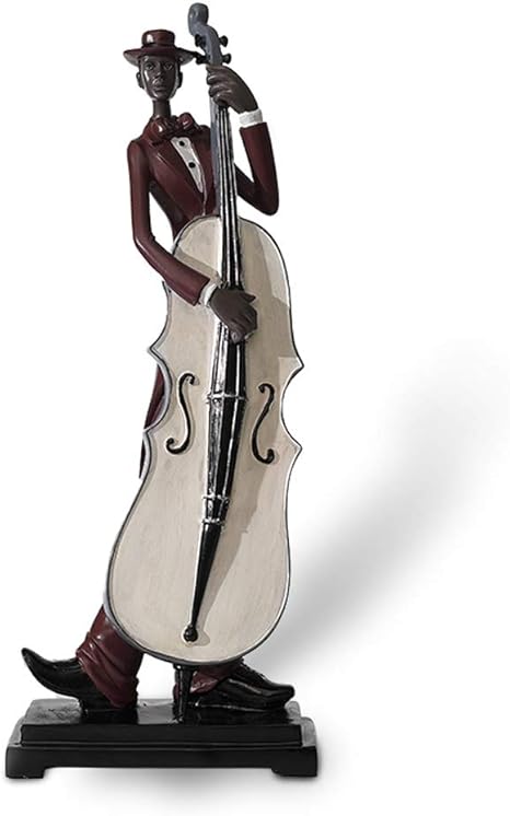 Amazon 彫刻アート音楽人々バンド装飾品リビングルーム家具ホームリビングルームデコレーション抽象キャラクター Huxiuping Color Violoncelle 置物 オブジェ オンライン通販