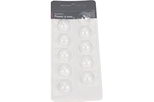 Bewinner 6mm Dual Layer Domes | Anti Static Silicone Ear Tips for Enhanced Comfort and Clear Sound, Compatible with Various H