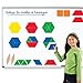 Learning Resources Giant Magnetic Pattern Blocks, Multi, 6 W in (LER9863)