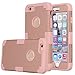 Pandawell iPhone 6S Case, Hybrid Heavy Duty Shockproof Case with Dual Layer [Hard PC+ Soft Silicone] Impact Protection for Apple iPhone 6 / 6S 4.7 inch (Rose Gold)