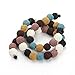 Linsoir Beads Colorful 10mm Lava Rock Essencial Oil Diffuser Beads Healing Stone Loose Beads 40cm/strand