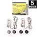 RTGS Products Warm White Colored LED Lights Indoor and Outdoor String Lights, Fairy Lights Battery Powered for Patio, Bedroom, Holiday Decor, etc (Warm White Color 20 LEDs 6.5 FEET 10 Sets)
