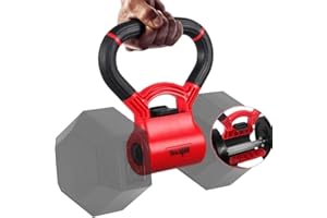 Yes4All Kettlebells Grip, Dumbbell Grip Handle, Convert Dumbbells into Kettlebell for Home Gym, Kettlebell for Weights Plate