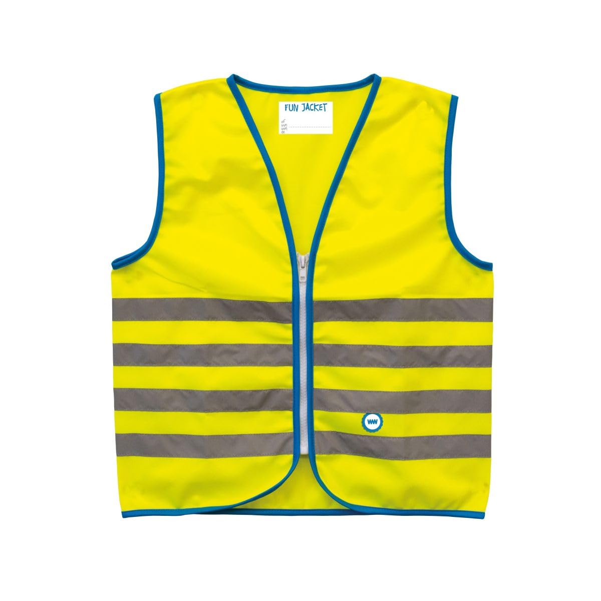Wowow Fun Child's Safety Vest, Fun, fluorescent yellow