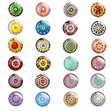 24 Pieces Beautiful Glass Refrigerator