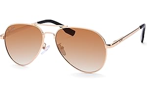Pro Acme Polarized Aviator Kids Sunglasses for Girls Boys, Petite Aviator Frame for Small Face Juniors, 52MM