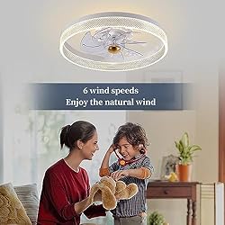 Fszdorj 20‘’ Ceiling Fan with Light, 2024