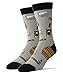ooohyeah Men's Novelty Funny Drinking Crew Socks, Fun Saying Crazy Silly Casual Cotton Dress Socks, Whiskey Me