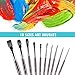 Paint Brushes Set for Acrylic Oil Watercolor, Body and Artist Face Professional Painting Kits with Synthetic Nylon Tips, 10 Pieces Perfect for Artists, Painters, Kids, Students and Beginner - Tdbest