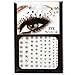 kilofly 8 Sets Temporary Eye Tattoo Makeup Transfer Stickers Crystal Gem Liners