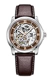 Kenneth Cole New York Men's KC1745 Stainless Steel and Brown Leather Automatic Watch