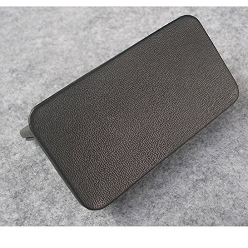 Zubita Name Cards Holder, Creative Design PU Leather Business Name Card Holder Stand Notes Container Desktop Organizer ( Black ) - Thumbnail 5