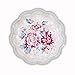 Talking Tables Truly Romantic Small Floral Disposable Plates, 12 count, 7 inches in 3 Designs for a Birthday or Tea Party