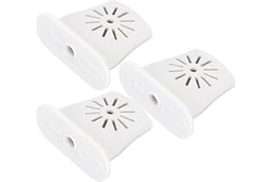 MAJORMENCH 3pcs Portable Ukulele Humidifier Acoustic Guitar Sound Hole Moisture Tool White Soprano Ukulele
