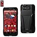 Reiko Silicon Case and Protector Cover Motorola Droid Mini Xt1030 New Type Kickstand - Retail Packaging - Black