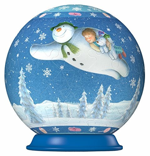The Snoman Ravensburger 3d Puzzleball 54 Piece