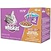 WHISKAS CHOICE CUTS Seafood Selections Variety Pack Wet Cat Food 3 Ounces (Box Of 4, 12-Count Each)