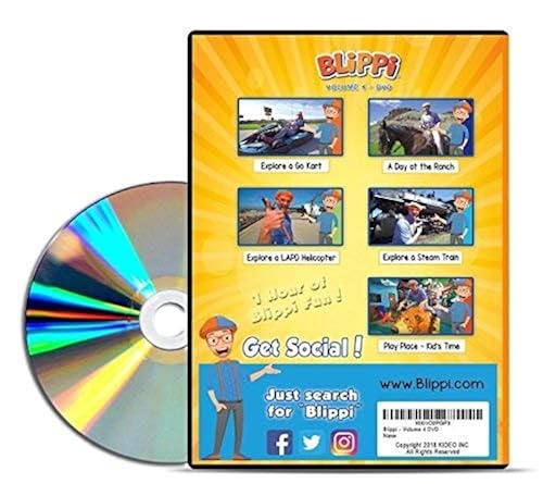 Blippi - Volume 4 DVD - Educational Videos for Kids in Dubai - UAE