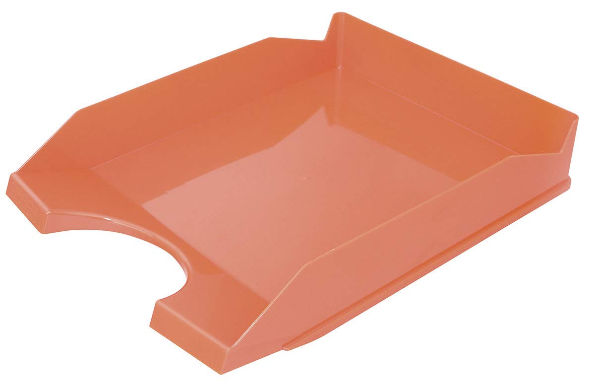 Desktop Letter Tray Office Products Polystyrene/PP A4 Orange/Small Office Accessories/Type-Standard/Material-Polystrene/PP/Colour-Orange/Drawer Colour-Orange/Format-A4 — image 1