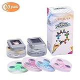 JESBAN 10PCS Fidget Spinner Hands spinner Toy Stress Reducer for Adults Kids Students EDC ADHD Anxiety (10Pcs Set 3)
