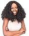 Janet Collection Synthetic Natural Me Deep Part JENNA Lace Wig (1B)