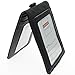 Cmxsevenday A7912 Folding PU Leather ID Card Holder with 2 ID Window and 3 Card Slots, Vertical Style - Black