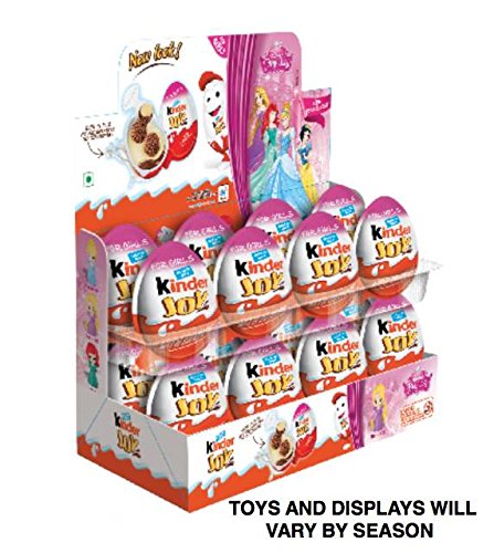 (Kinder Display With 16 units)  – Kinder Joy With Surprise Inside – Sold by ICSTORE (GIRLS Display W/ 16)