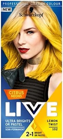 Schwarzkopf Live Semi Permanent Colour Citrus Neon'S 107 Lemon Twist - Image 3