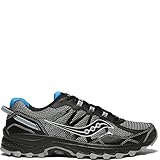 Saucony Men's Excursion TR11 Running Shoe, Black/Blue, 11 Medium US