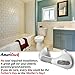 AmeriLuck 2-Pack 12in Suction Bath Grab Bar with Indicators, Balance Assist Bathroom Shower Handles, White/Grey