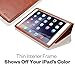 KAVAJ Leather iPad Air 2 Case Cover Berlin for Apple iPad Air 2 Cognac-Brown Genuine Cowhide Leather with Built-in Stand Auto Wake/Sleep Function. Slim Fit Smart Folio Covers iPad Air 2 Model