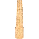 KooingTech Bracelet Mandrel Wood Bracelet Mandrel Sizer for Jewelry Making, Wooden Step Bracelet Mandrel Sizer, Bracelet Mandrel Tools Repair Jewelry