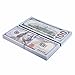 AL'IVER Fake Money Prop Money $10,000 Copy Money Realistic Double Sided Money Stack 100 $100 Bills Full Print