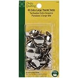 Dritz Quilting Extra Large Head Thumb Tacks-65/Pkg.