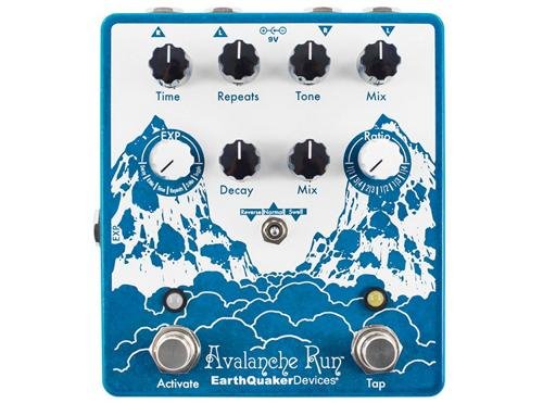 EarthQuaker Devices Avalanche Run V2 Stereo Delay & Reverb Pedal