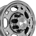 16x6.5 Wheels Fit Heavy Duty GM Trucks - 8 Lug 2500/3500 Style Polished Rims, Hollander 5079 - SET