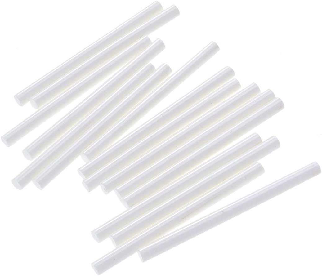 Artibetter 16pcs Colorful hot melt Glue Sticks (7mm White) -
