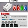 STURME-LED-Safety-Light-4-pack-5-FREE-Bonuses-battery-Clip-On-StrobeRunning-Lights-for-Runner-Bike-Dogs-Walking-Jogging-The-best-accessories-for-your-reflective-gear-Bicycle-cycling