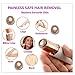 BeBeauty Facial Hair Remover Replacement Heads for Women's. Good Finishing and Well Touch 18K Gold Plated Blades Count