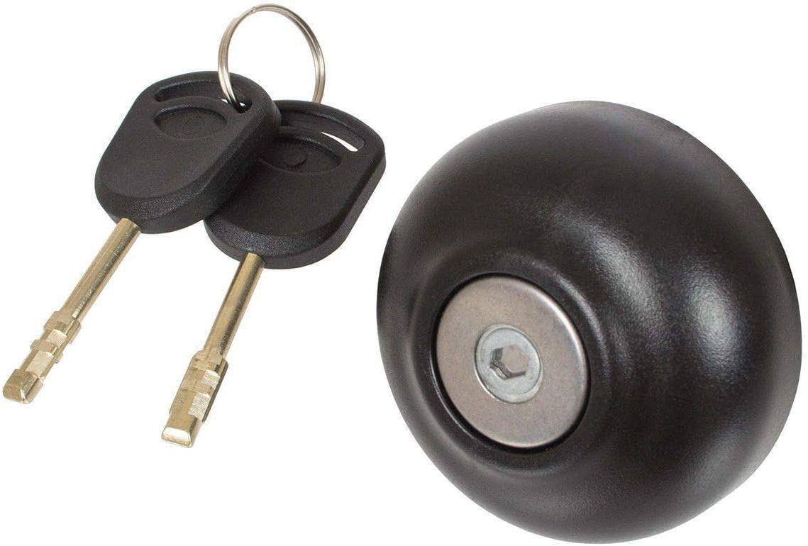 Locking Fuel Tank Filler Cap Cover for MK7 2006-2018, Secure Fuel Cap with Keys