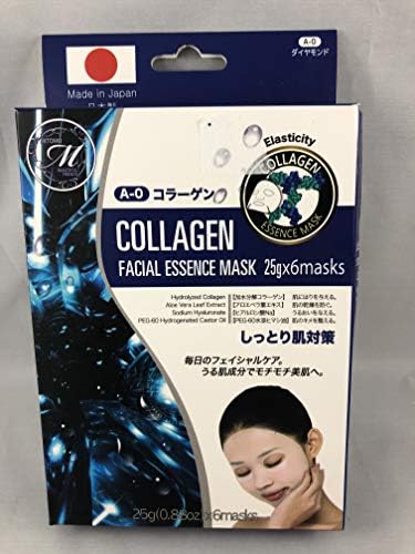 Mitomo Collagen Facial Essence Mask 6 pack