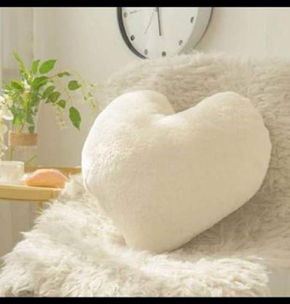 Buy BeatStock White Colour Soft, Restful Heart Design Baby and Adult