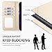 FYY Leather Case with Mirror for Samsung Galaxy S8 Plus, Leather Wallet Flip Folio Case with Mirror and Wrist Strap for Samsung Galaxy S8 Plus Gold