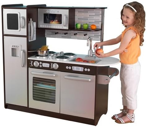 uptown elite espresso play kitchen