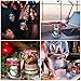 Christmas Gifts Wine Tumbler, 12 oz Staineless Vaccum Insulated Wine Glasses with Lid and 4 Pcs Reusable Straws Simple Modern Travel Cup for Coffee, Juices, Beer,Funny Thanksgiving Birthday Christma