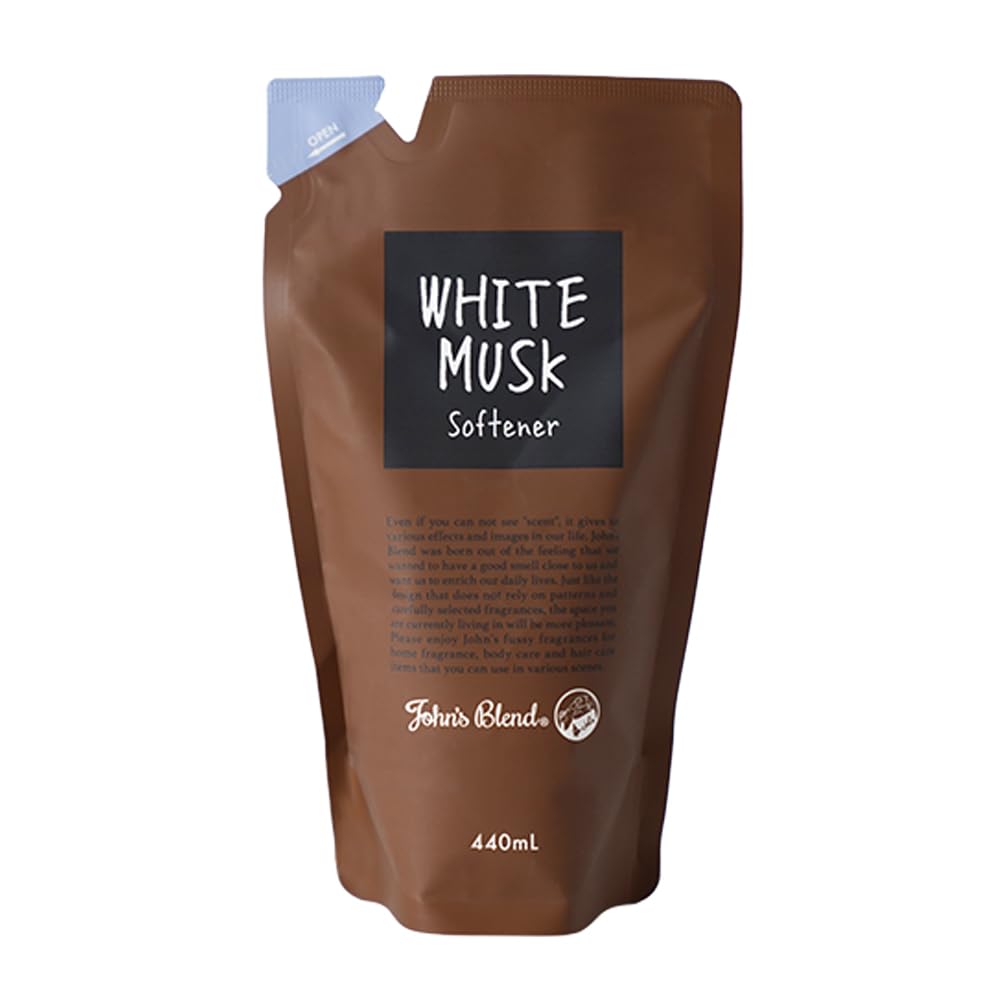 ジョンズブレンド ホワイトムスク柔軟剤詰め替え 440mLの商品画像